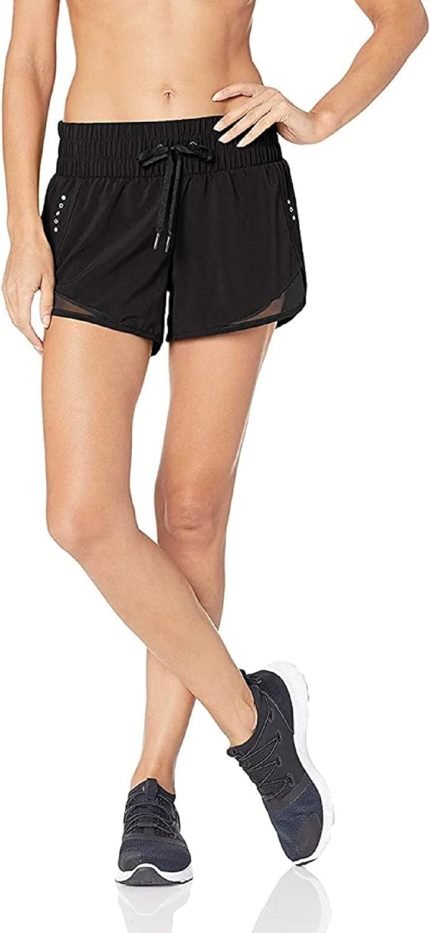 Women's Standard-Fit Ruched Waistband Woven Running Short (Previously )